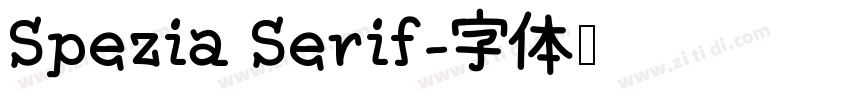 Spezia Serif字体转换